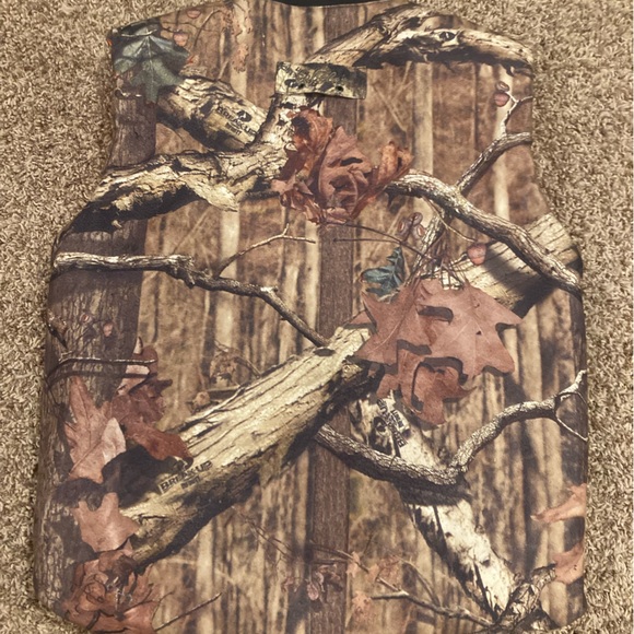 Mossy Oak Reversible Hunting Vest Break Up Infinity Camo Insulated Size M - Picture 2 of 4